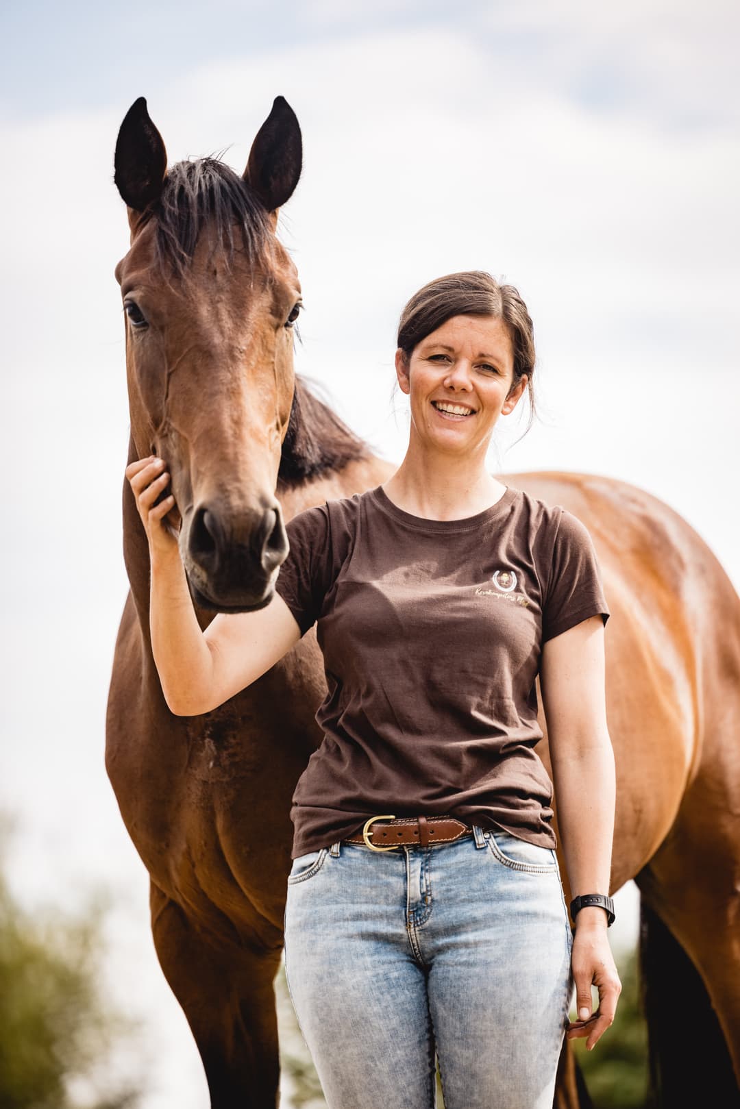 Dr. Veronika Klein mit Pferd