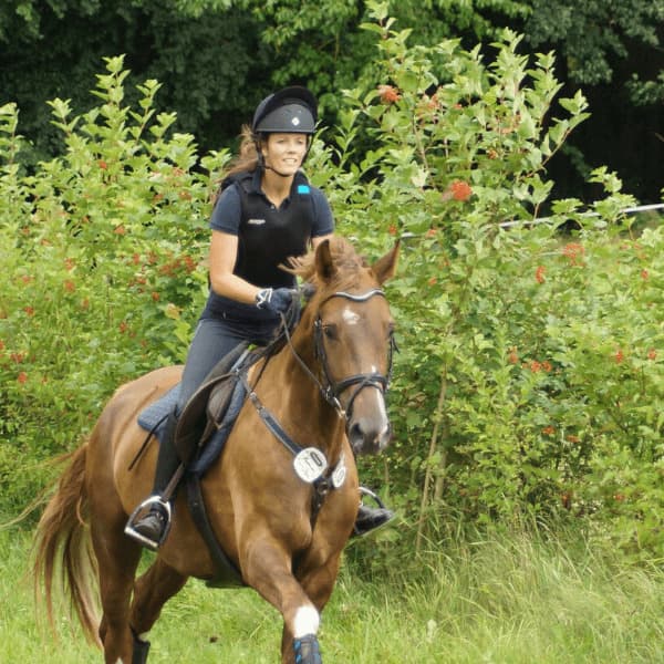 Veronika mit Pferd